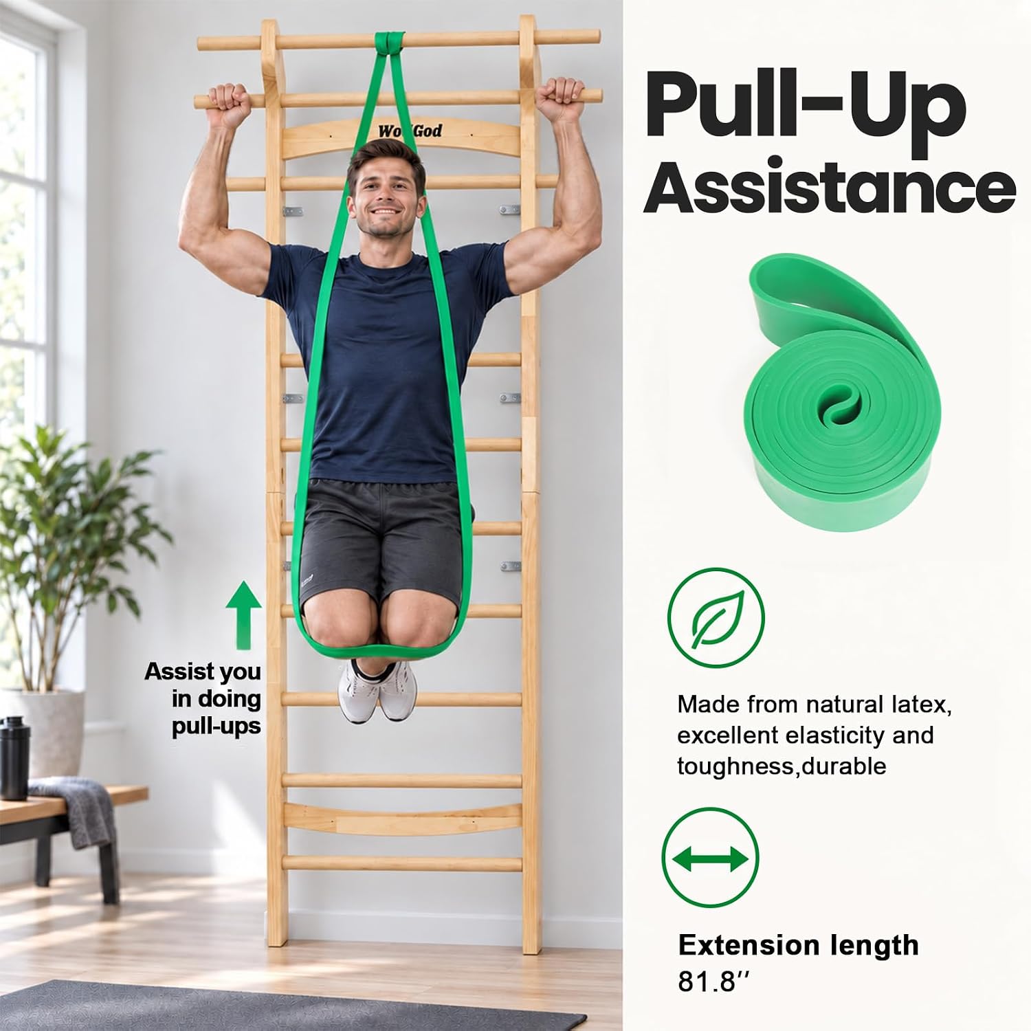 Деревянная шведская лестница с – обзор и цена Pull Up Bar